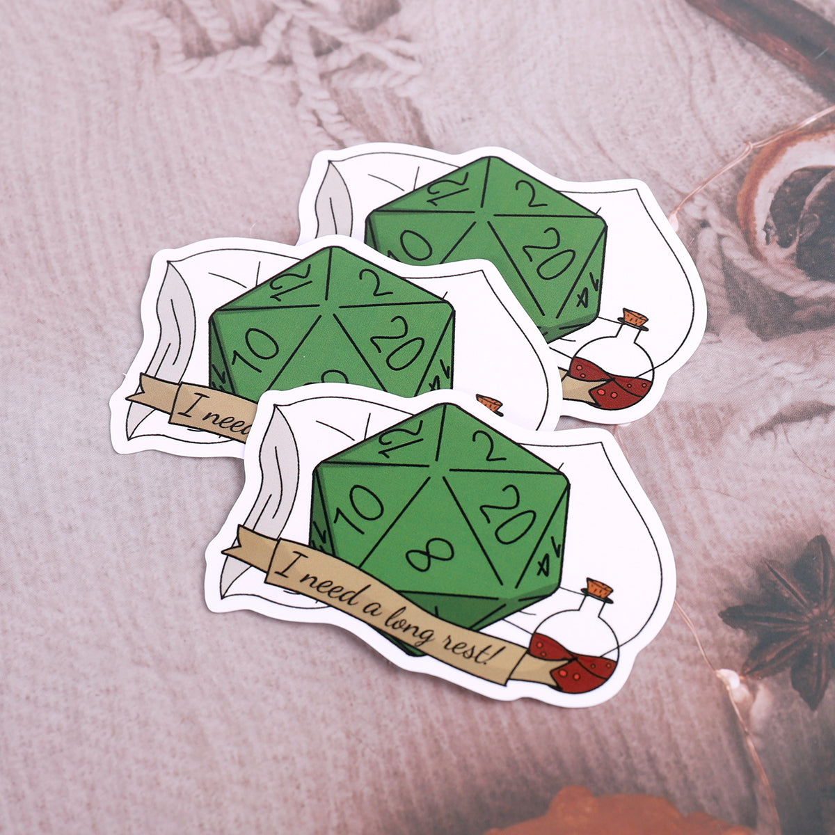 D20 DnD Stickers